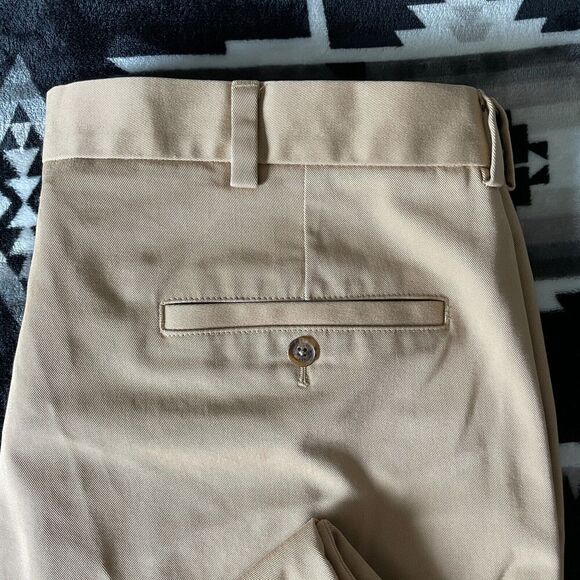 Brooks Brothers Advantage Chino Hudson Twill Pant Mens 38x30 Brown Professional - Picture 6 of 16